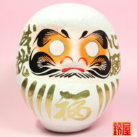 外国人への贈り物：福だるま・白色
