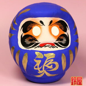 開運の縁起物の置物：青色・2