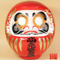 商売繁盛の置物の縁起物・赤色